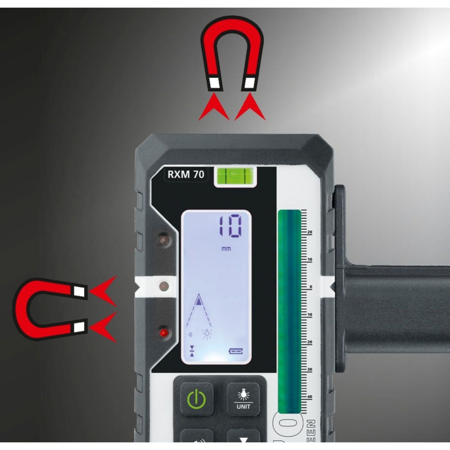 Laserliner RangeXtender M 70 – laservastaanotin vihreille linjalasereille