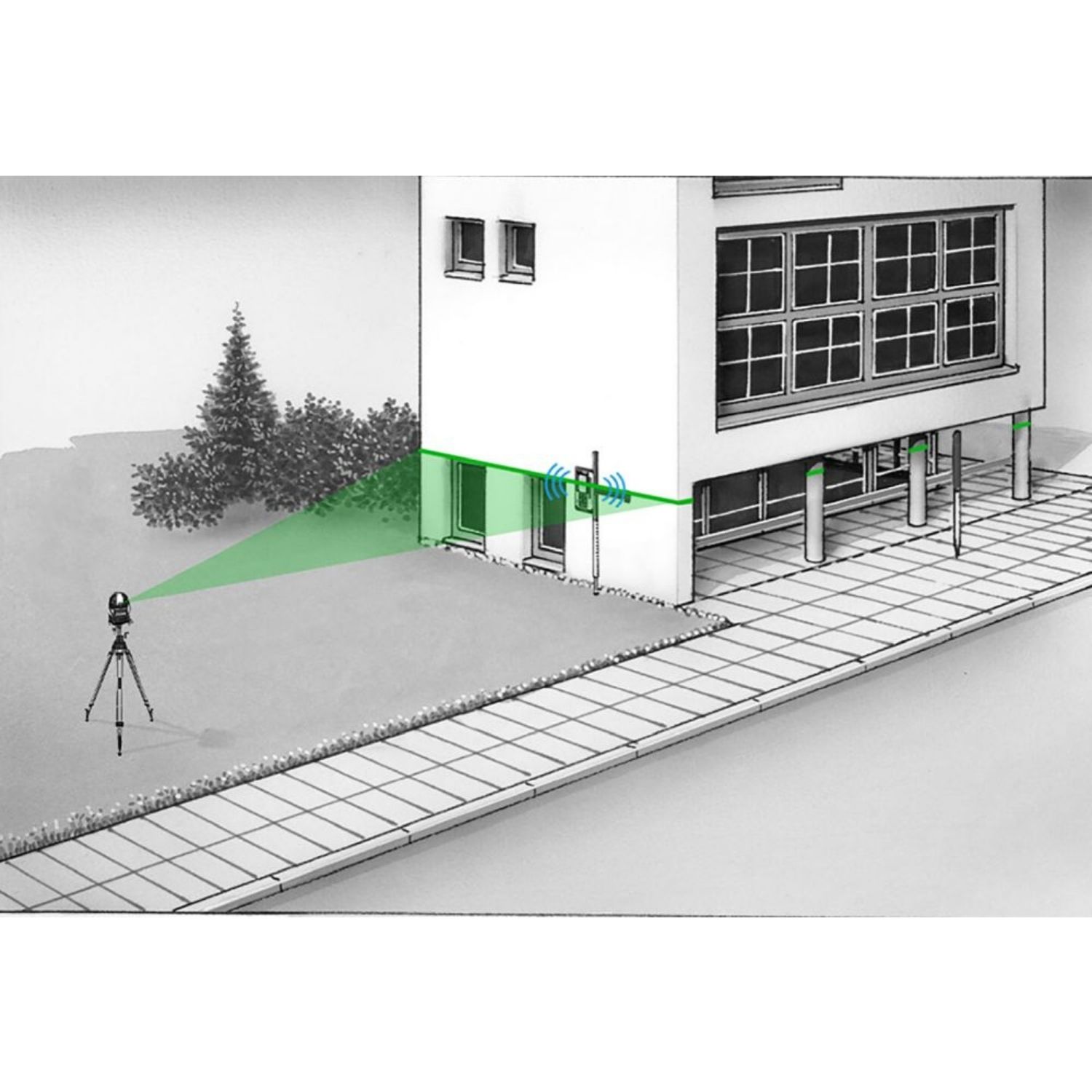 Laserliner RangeXtender M 70 – laservastaanotin vihreille linjalasereille