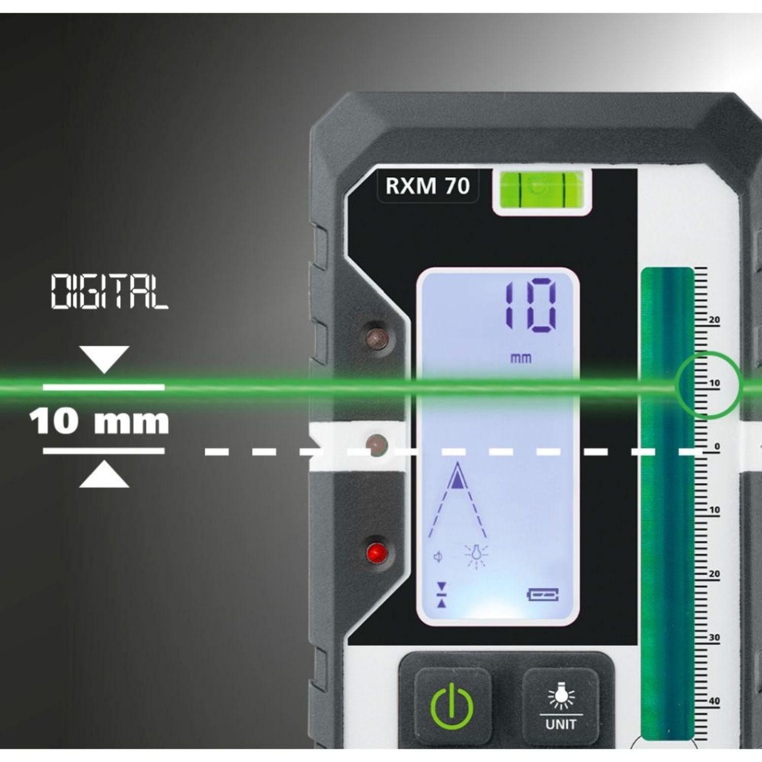 Laserliner RangeXtender M 70 – laservastaanotin vihreille linjalasereille